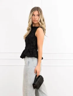 Camilla top zwart