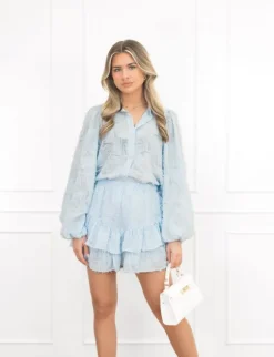 Cato skort ice blue