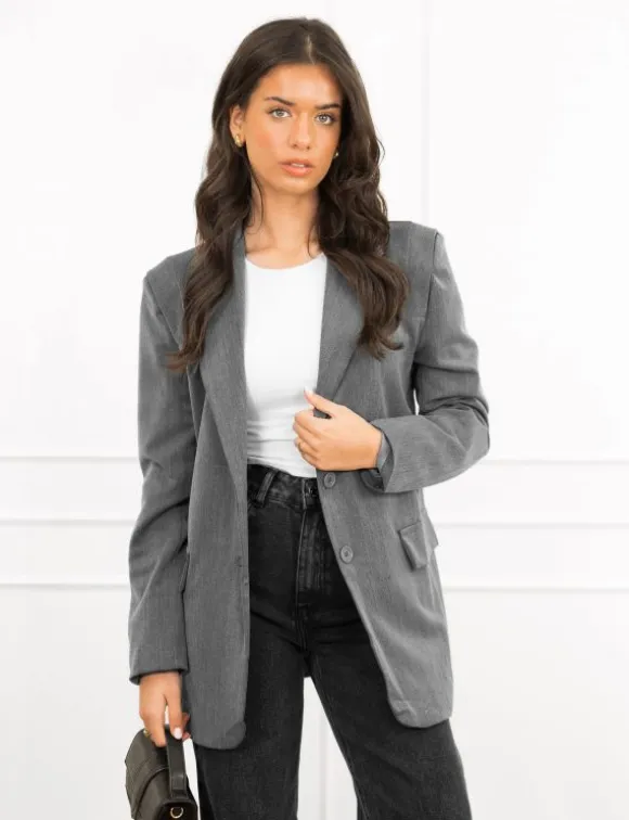 Cece blazer grijs