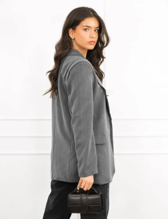 Cece blazer grijs