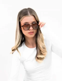 Claire zonnebril bruin