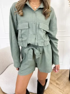 Clarie playsuit groen