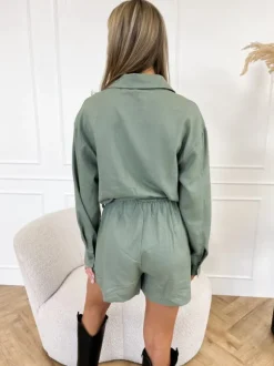 Clarie playsuit groen