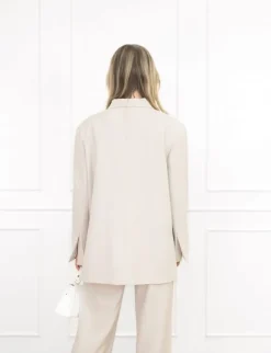 Clarissa box blazer beige