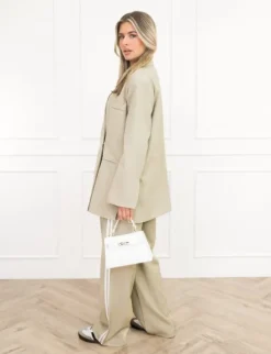 Clarissa box blazer groen