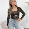 Claudia top panter