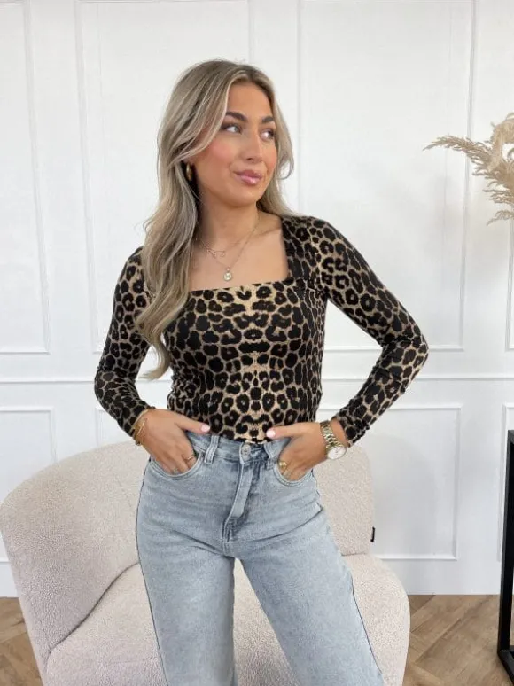 Claudia top panter