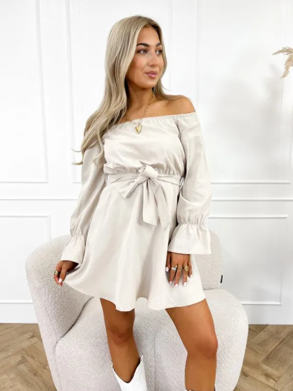 Colette jurk beige