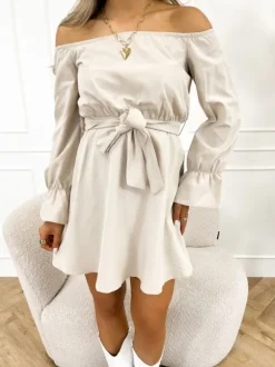 Colette jurk beige