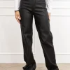 Cylee wide leg coated jeans
