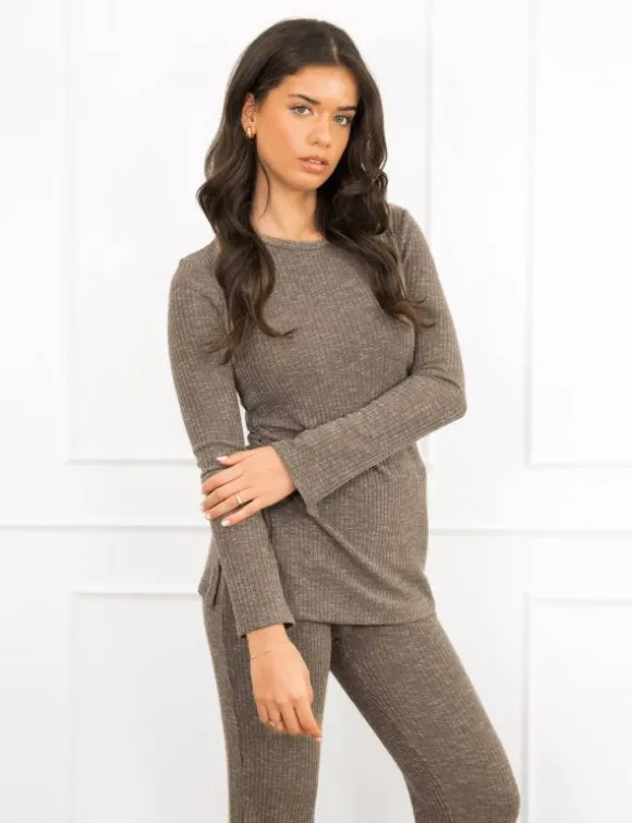 Daisy top taupe