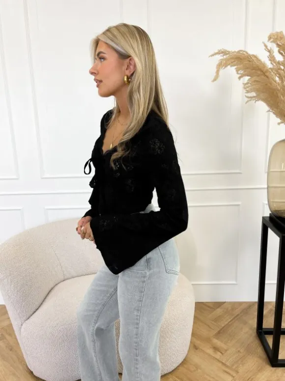 Danae top zwart