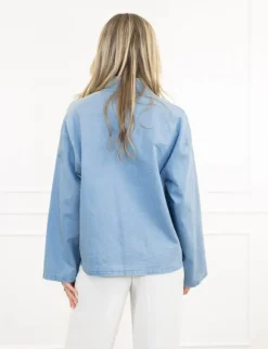 Dila spijkerblouse blauw
