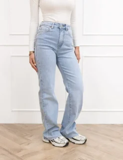 Diny wide leg jeans blauw