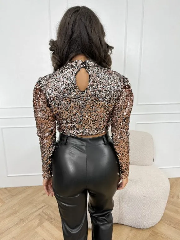 Dionne top rose
