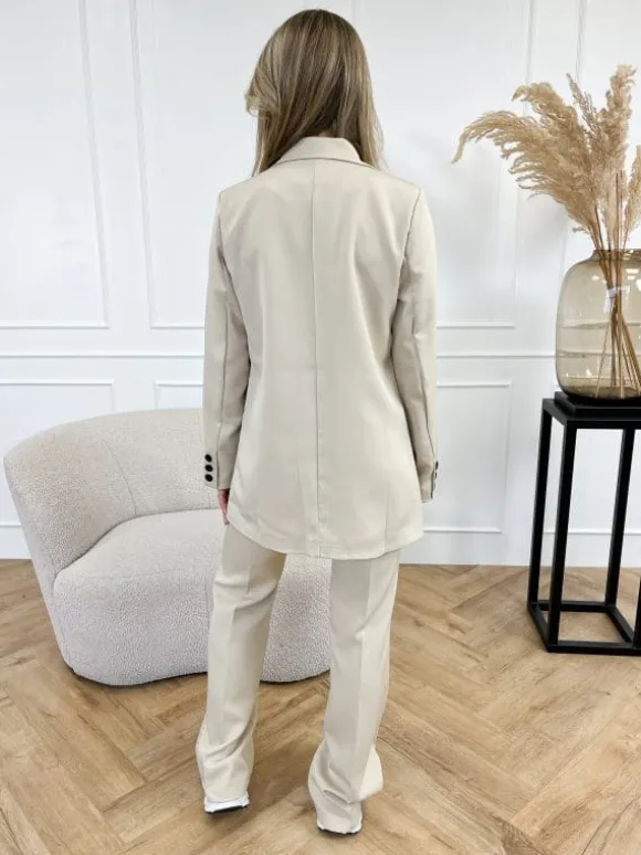 Elana blazer beige