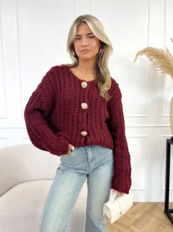 Eleanor vest bordeaux