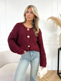 Eleanor vest bordeaux