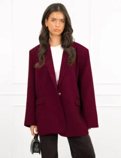 Elisa blazer bordeaux rood
