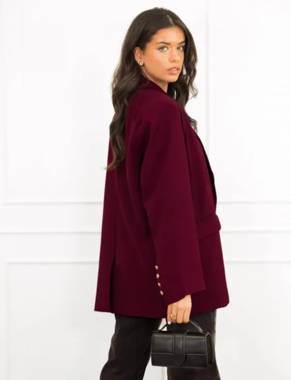 Elisa blazer bordeaux rood