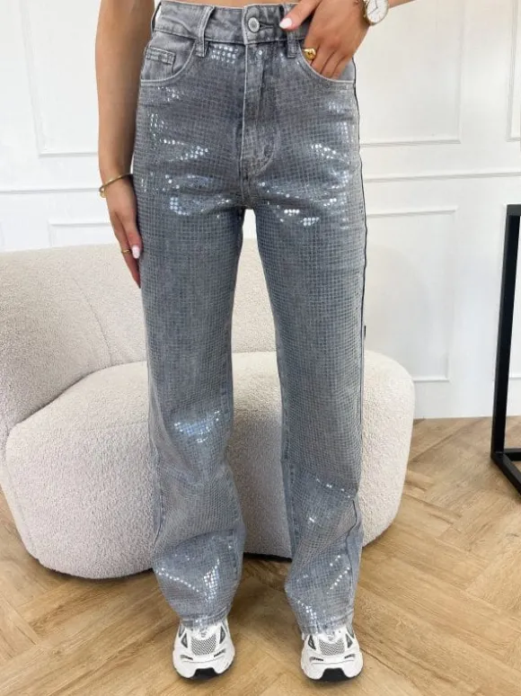 Elize jeans grijs