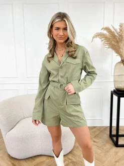 Ellis playsuit groen