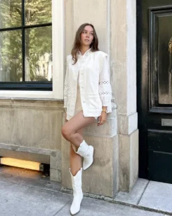 Elore gilet off white