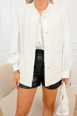 Elore gilet off white