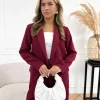 Emely blazer bordeaux rood