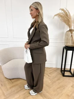 Emely blazer chocolat