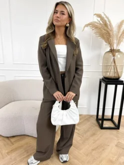 Emely blazer chocolat
