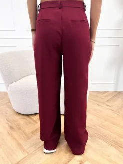 Emely pantalon bordeaux