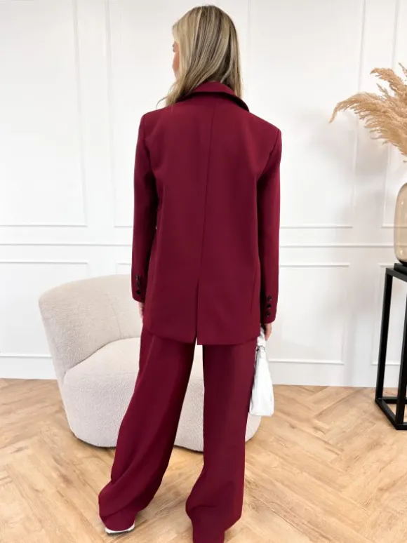 Emely pantalon bordeaux