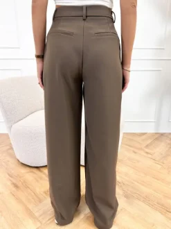 Emely pantalon chocolat