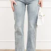 Esmay wide leg jeans blauw