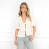 Esmee denim top wit