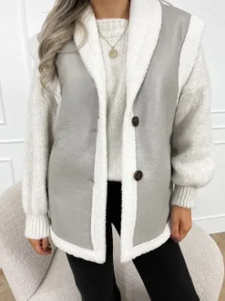 Estelle gilet grijs