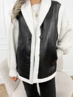 Estelle gilet zwart