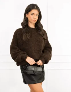 Evi trui donkerbruin