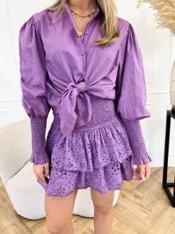 Evita blouse paars