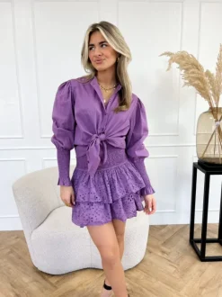 Evita blouse paars