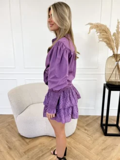 Evita blouse paars