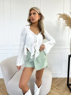 Fae cargo skort groen