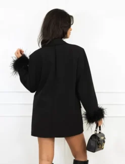 Feline blazer zwart