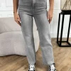 Femke straight leg jeans grijs