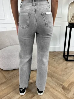 Femke straight leg jeans grijs