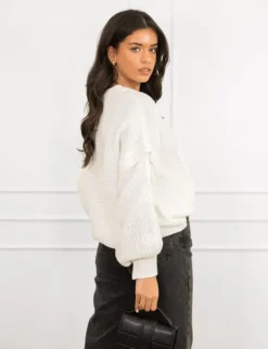 Fieke trui off white
