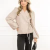 Fleur blazer beige