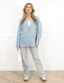 Floortje blazer blauw