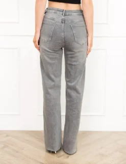 Florien wide leg jeans grijs